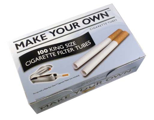 Make Your Own Cigarette 100 Tube KS 5 Pk