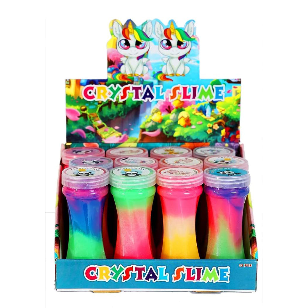 Rainbow Crystal Mud Shiny Big 6 Pcs