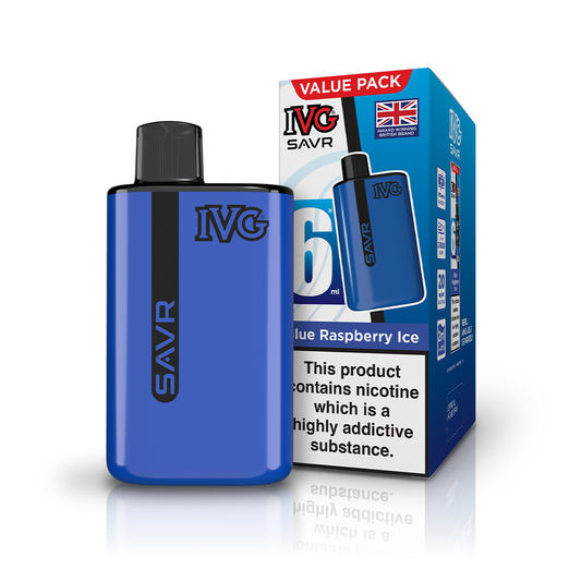 IVG Savr Blue Raspberry Ice 3000 Puffs 650mAh Type