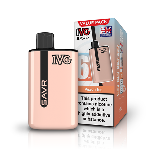 IVG Savr Peach Ice 3000 Puffs 650mAh Type-C 5 Pk