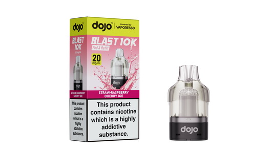 Dojo Blast 10K Pod Straw-Raspberry Cherry Ice