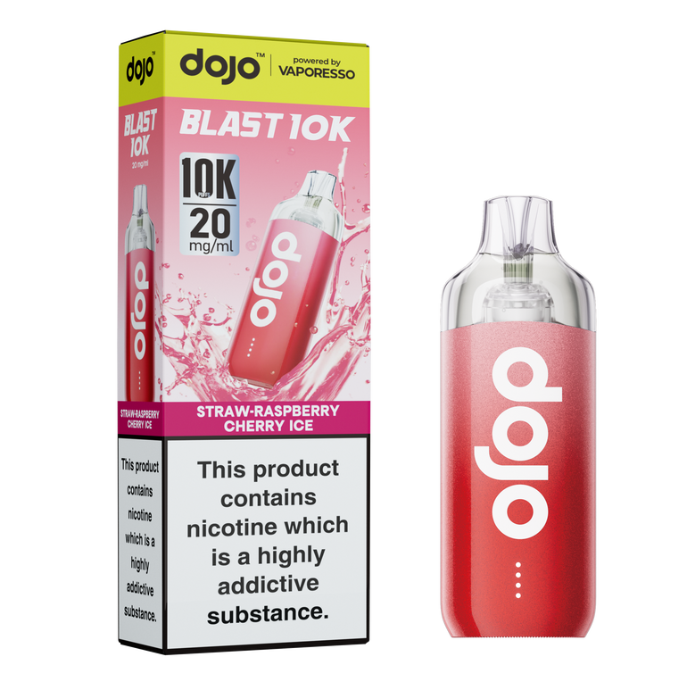 Dojo Blast 10K Kit 5 Pcs Straw-Raspberry Cherry Ice