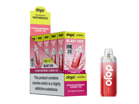 Dojo Blast 10K Kit 5 Pcs Straw-Raspberry Cherry Ice