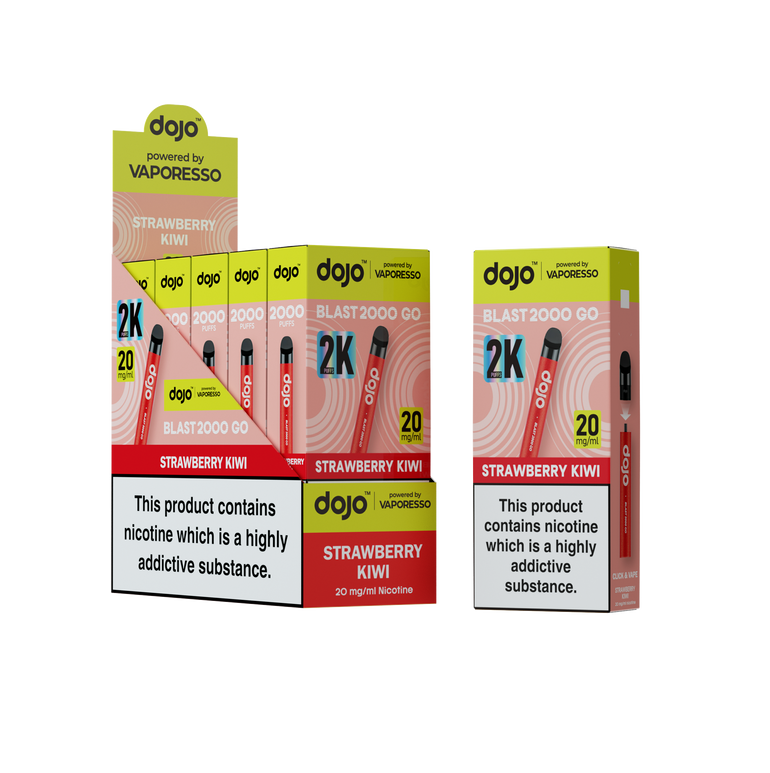 Dojo Blast 2000 Go Pod Kit 5 Pcs Strawberry Kiwi