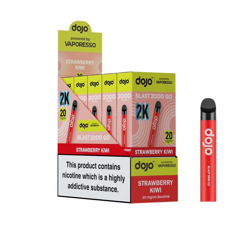 Dojo Blast 2000 Go Pod Kit 5 Pcs Strawberry Kiwi