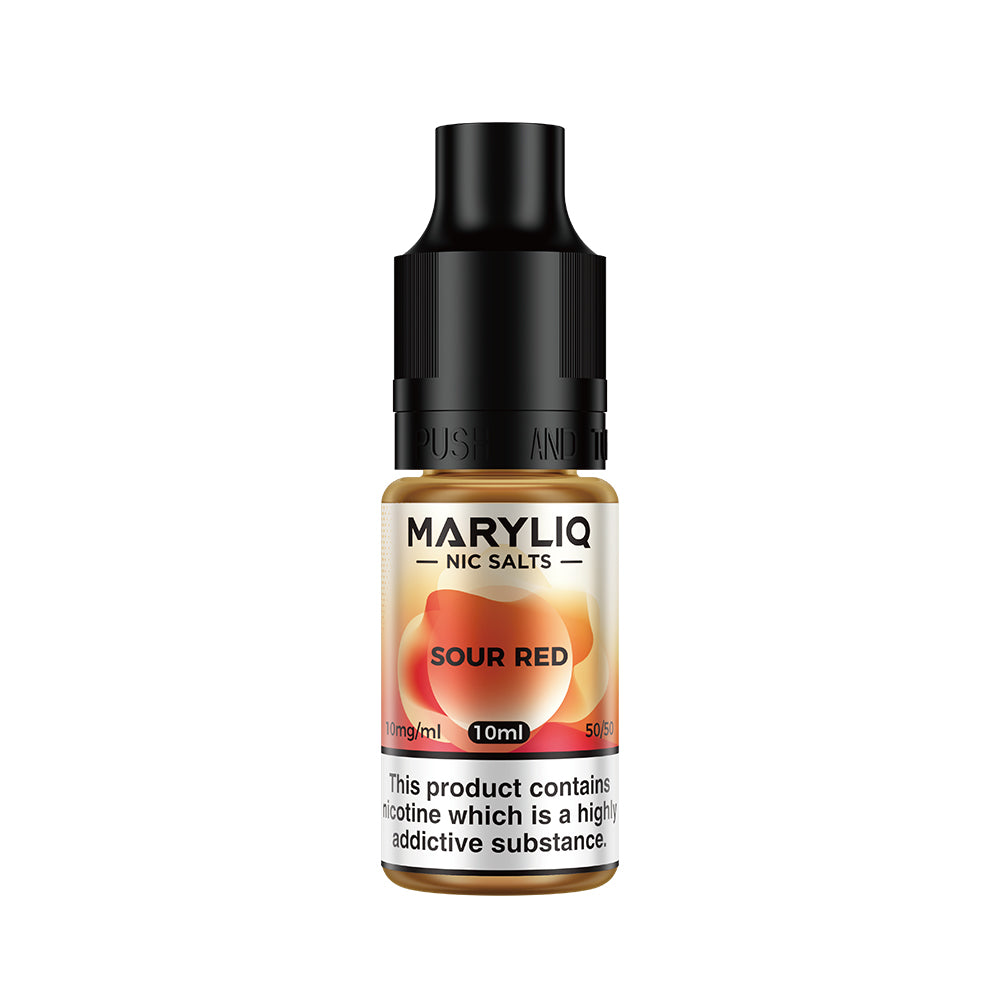 Maryliq Nic Salts 20mg 10 Pk Sour Red