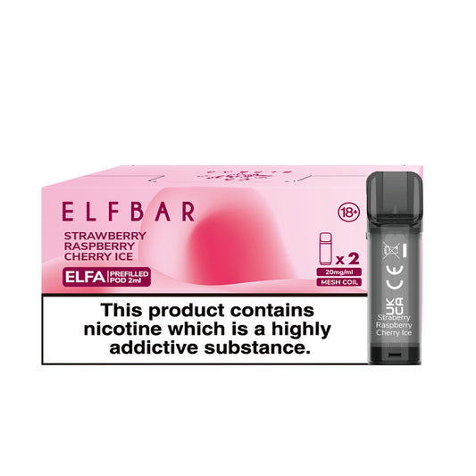 Elfa 2 Pods x 10 Pk Stwby Rspby Chry Ice