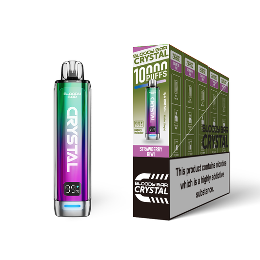 Bloody Bar Crystal 10K Pod Kit 5 Pcs Strawberry Kiwi