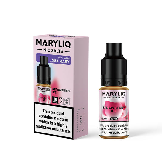 Maryliq Nic Salts 20mg 10 Pk Strawberry