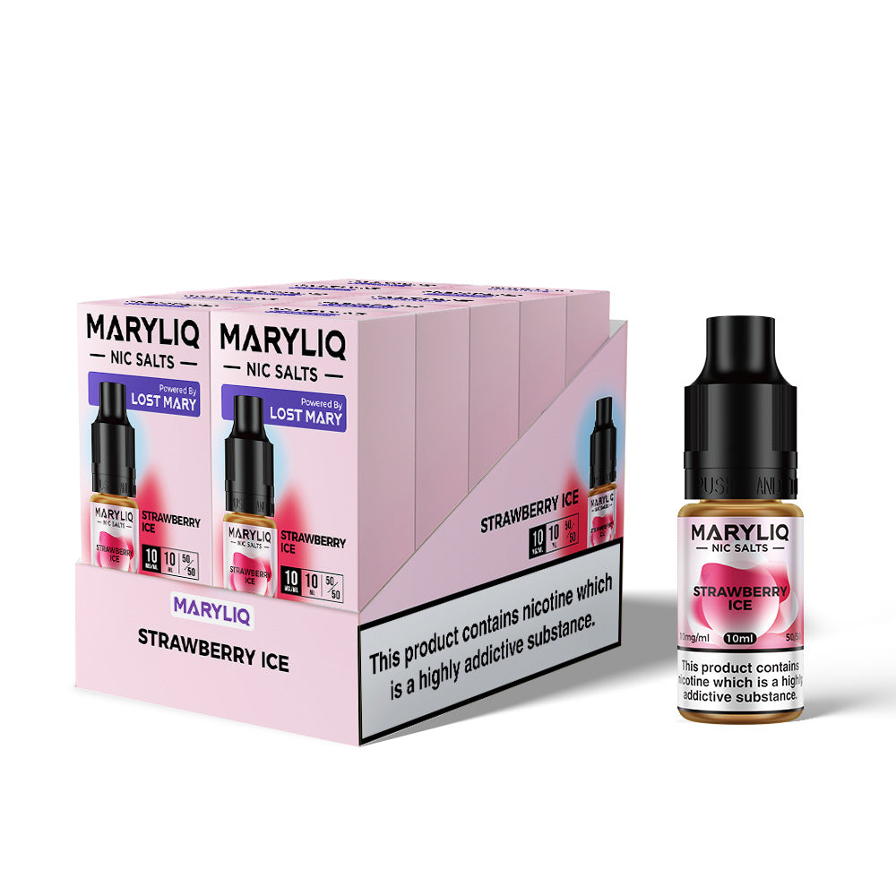 Maryliq Nic Salts 20mg 10 Pk Strawberry