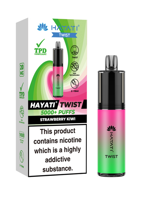 Hayati Twist Strawberry Kiwi 5 Pk