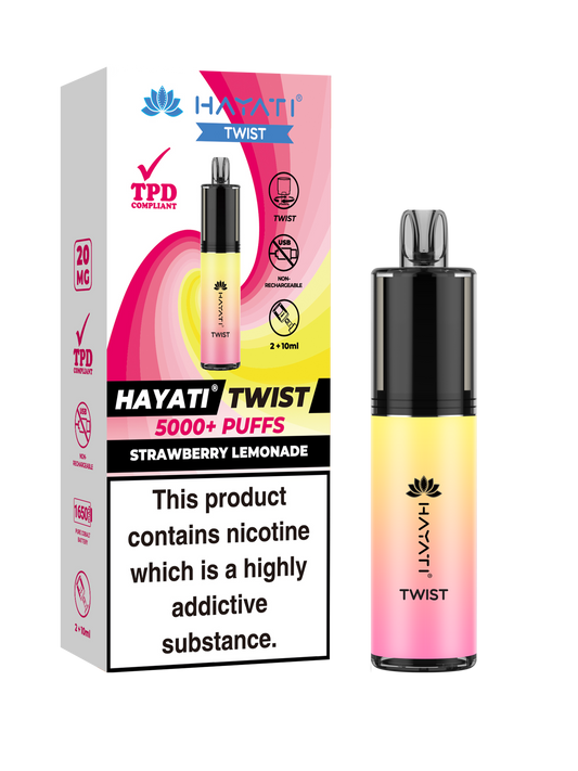 Hayati Twist Strawberry Lemonade 5 Pk