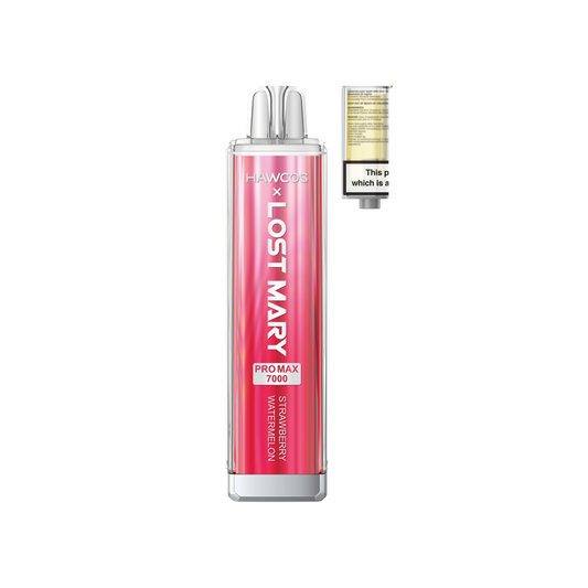 Lost Mary Pro Max Strawberry Watermelon 7000 Puffs Refillable Pod Kit 10 Pk