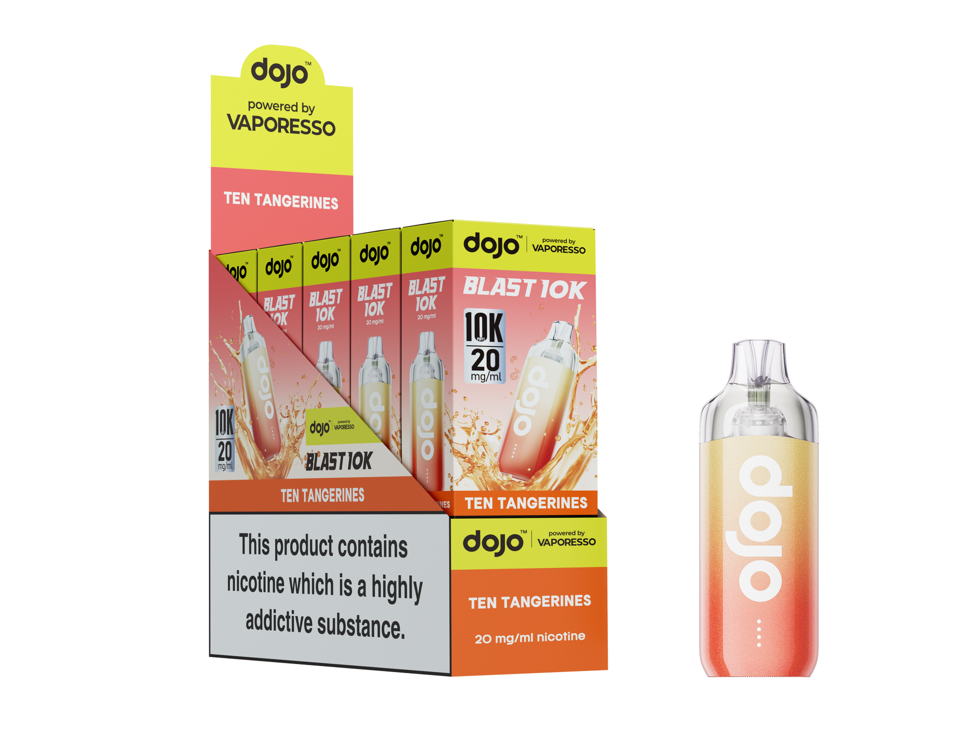 Dojo Blast 10K Kit 5 Pcs Ten Tangerines