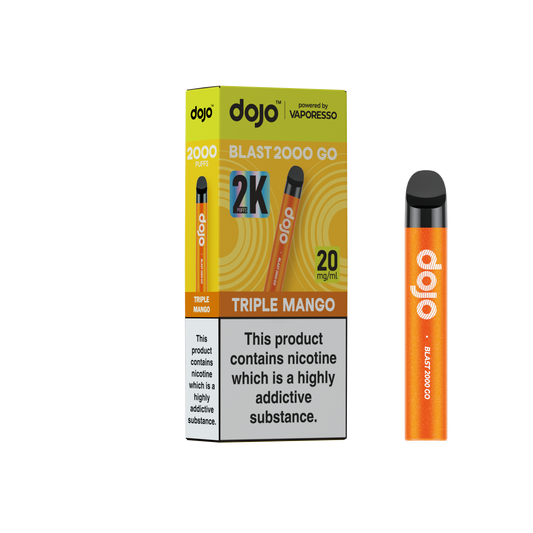 Dojo Blast 2000 Go Triple Mango 5 Pk