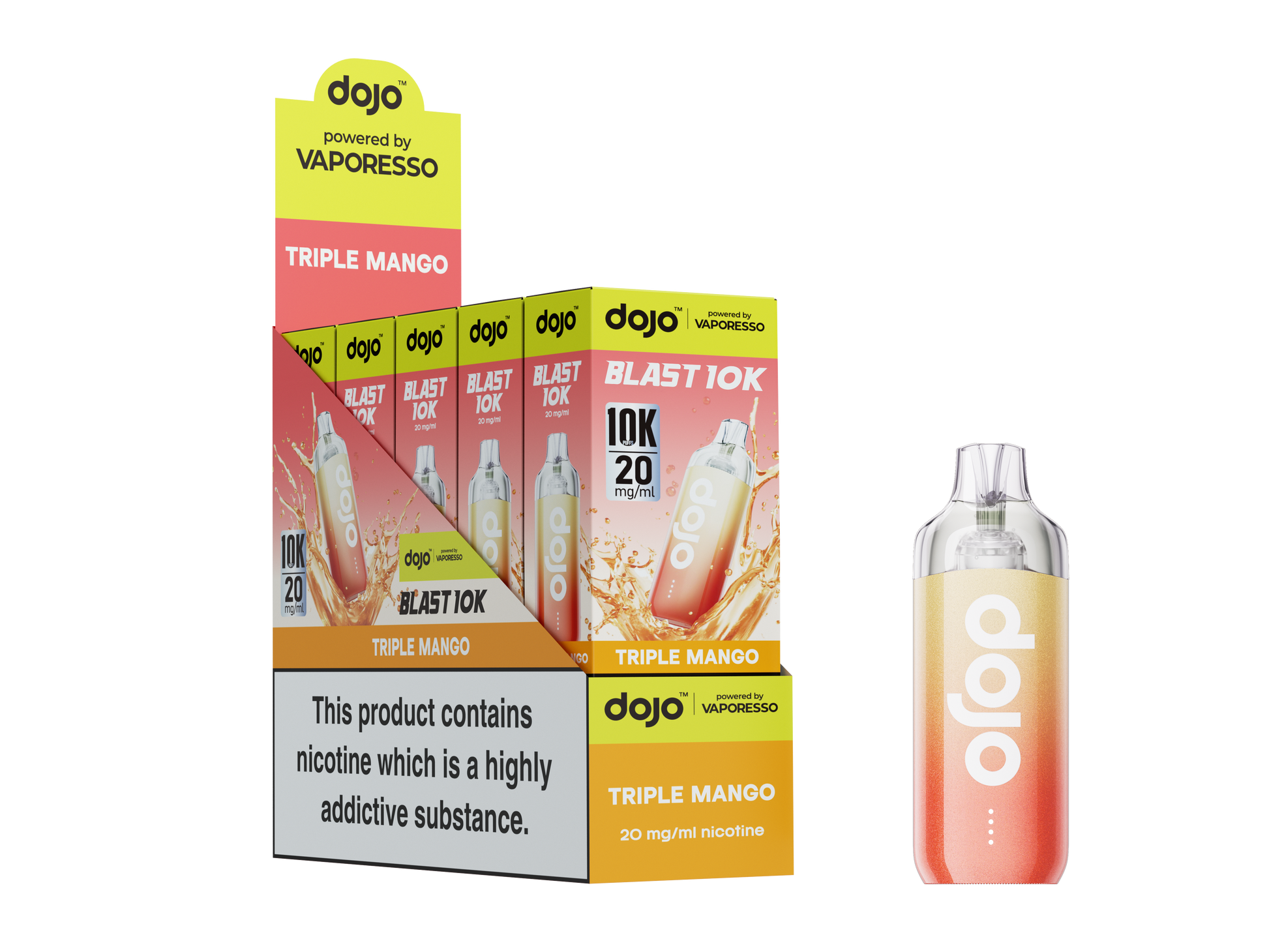 Dojo Blast 10K Kit 5 Pcs Triple Mango