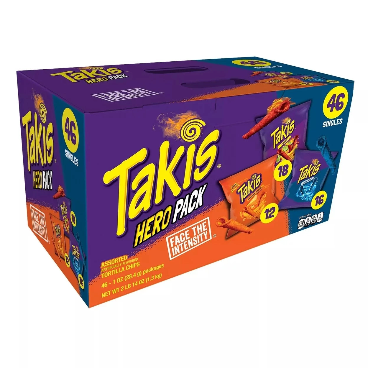 Takis Hero Pack 46 x 1OZ Tortilla Chips