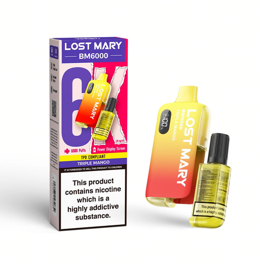 Lost Mary BM6000 Triple Mango 5 Pcs