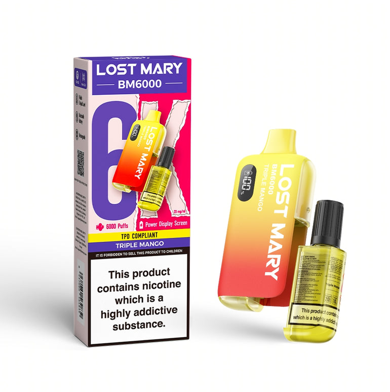 Lost Mary BM6000 Triple Mango 5 Pcs