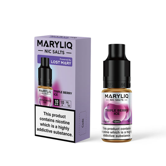 Maryliq Nic Salts 20mg 10 Pk Triple Berr