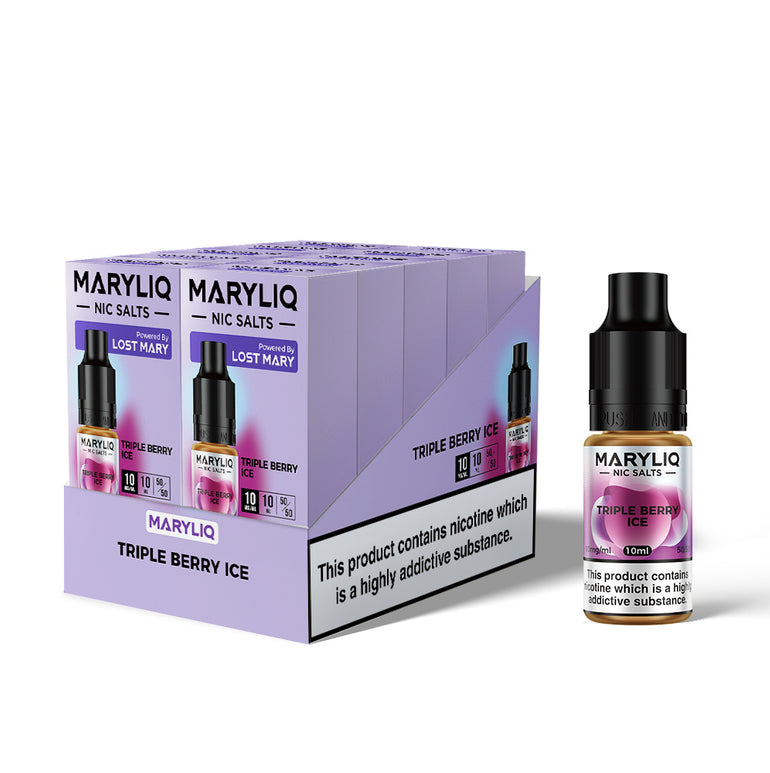 Maryliq Nic Salts 20mg 10 Pk Triple Berr