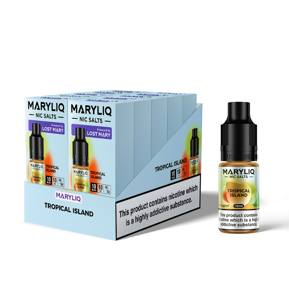 Maryliq Nic Salts 20mg 10 Pk Tropical Is