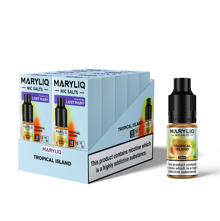 Maryliq Nic Salts 20mg 10 Pk Tropical Is