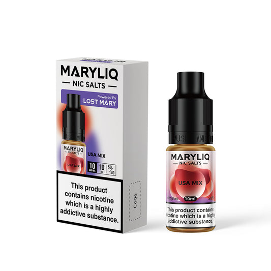Maryliq Nic Salts 20mg 10 Pk USA Mix