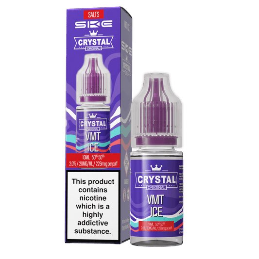 SKE Crystal Nic Salts 10mg 10Pk VMT Ice