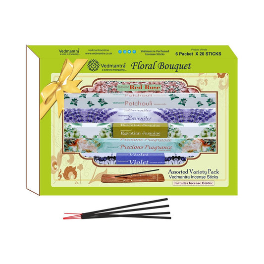 Vedmantra Floral Bouquet 20 Stick x 6 Pk