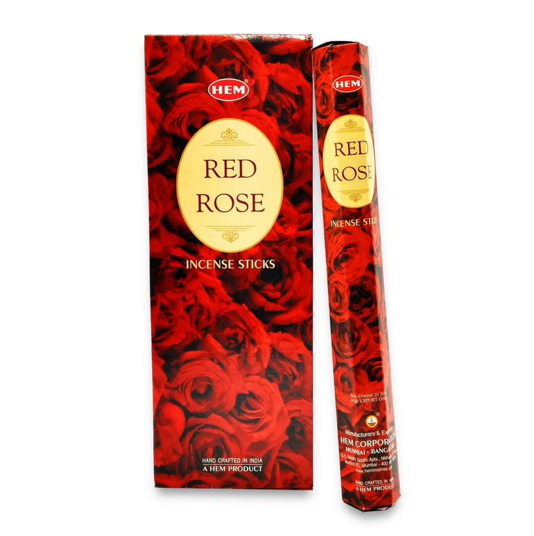 Vedmantra Red Rose 20 Sticks x 6 Pk