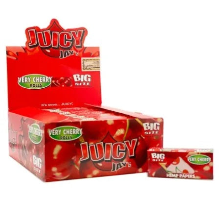 Juicy Jay Hemp 24 Paper Roll Very Cherry