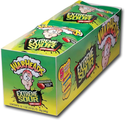 Warheads Extreme Sour Candy 12 x 28g