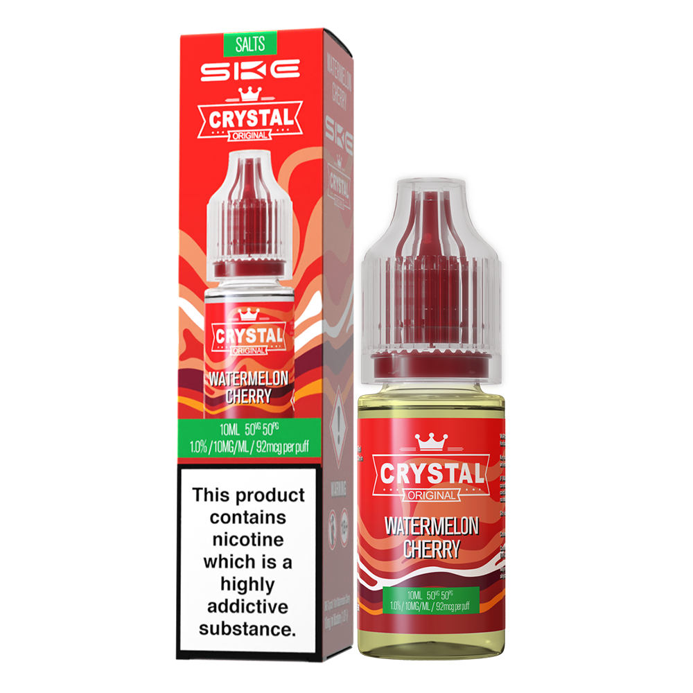 SKE Crystal Nic Salts 20mg 10Pk Watermelon Cherry