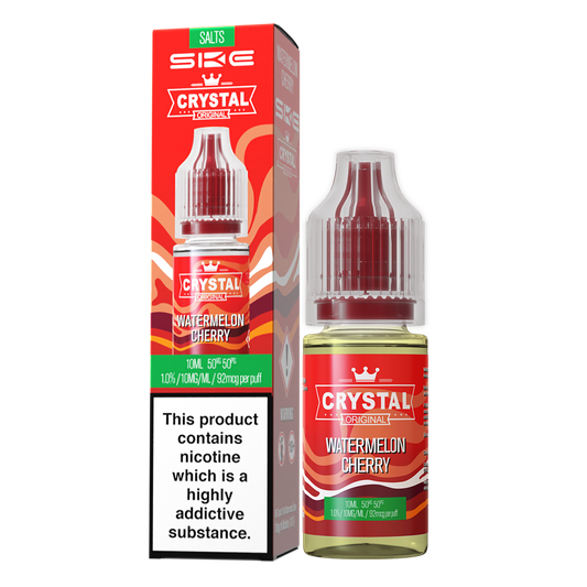 SKE Crystal Nic Salts 20mg 10Pk Watermelon Cherry