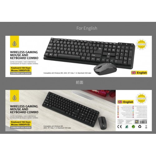 One Plus Wireless Gaming Keyboard & Mous