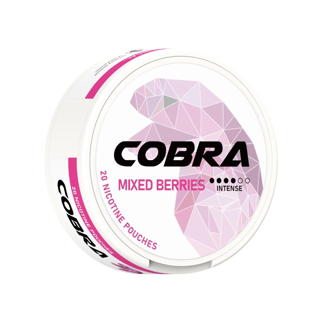 Cobra Nic Pouches Mixed Berries Intense 60 mg 10 pk