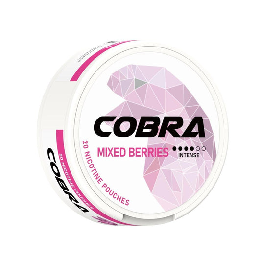 Cobra Nic Pouches Mixed Berries Intense 60 mg 10 pk