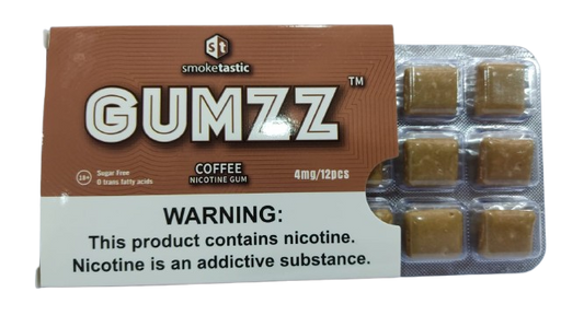 Gumzz Nicotine Gum 4mg x 12s Coffee