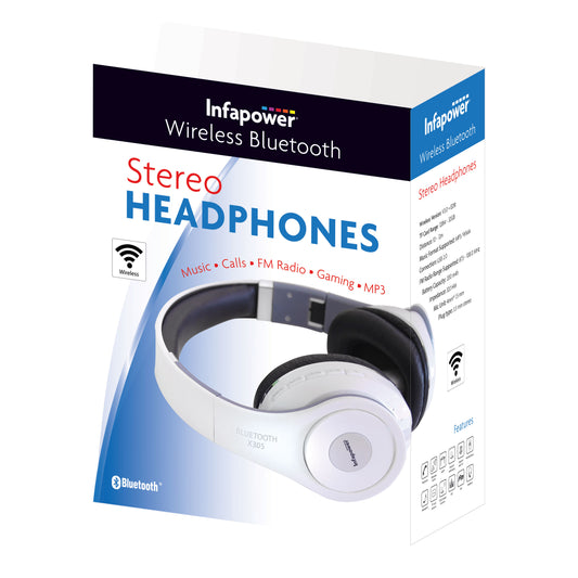 Infapower Wireless Bluetooth White