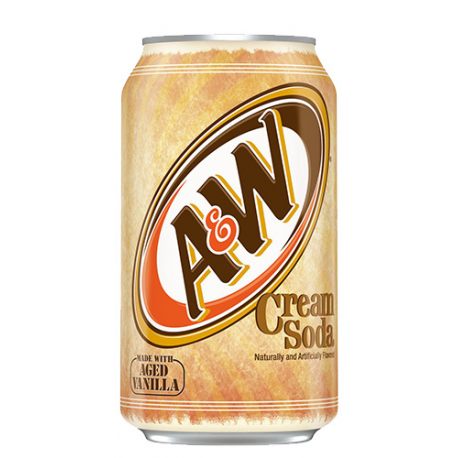A&W Cream Soda 355ml x 12 Cans