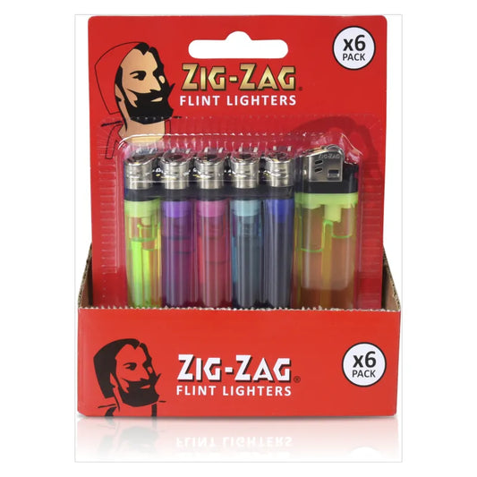 Zig Zag 6 Pk Disposable Flints