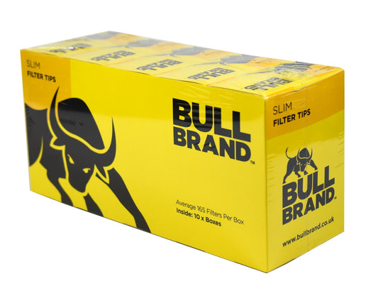 Bull Brand Slim Filter 10 Pk x 165 Tips