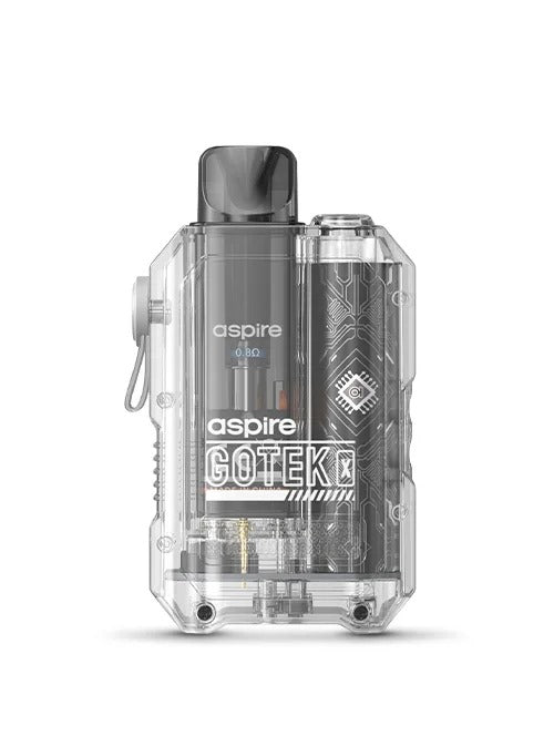 Aspire GoTek X Pod Kit 650mAh 2ml Transparent