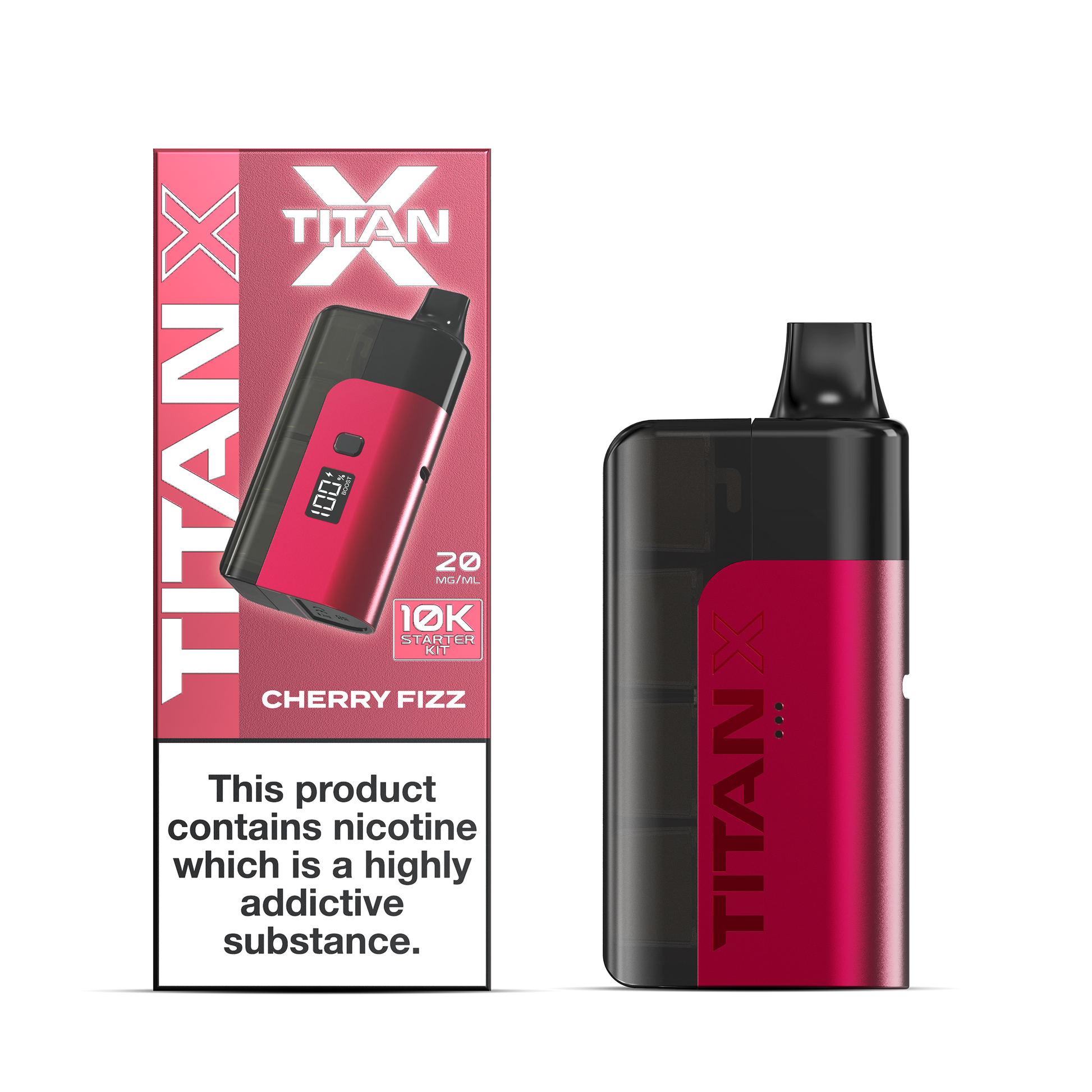 Titan X 10L Pod Kit 5 Pcs Cherry Fizz