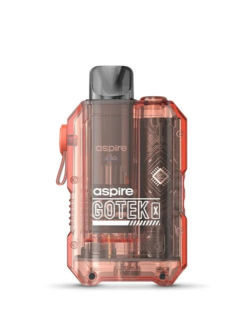 Aspire GoTek X Pod Kit 650mAh 2ml Translucent Orange