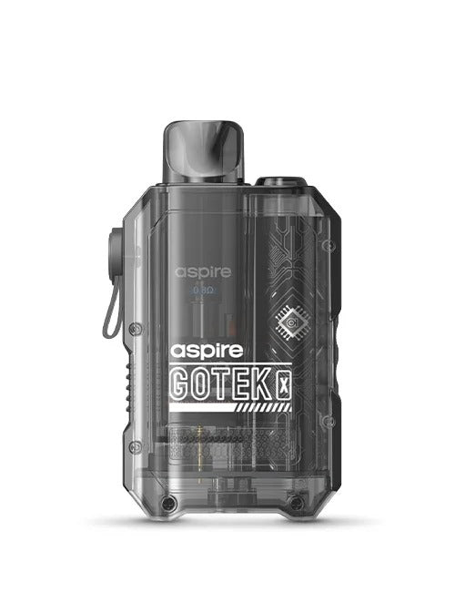 Aspire GoTek X Pod Kit 650mAh 2ml Translucent Black