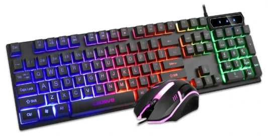 Cadeve Metal Colorful Keyboard And Mouse