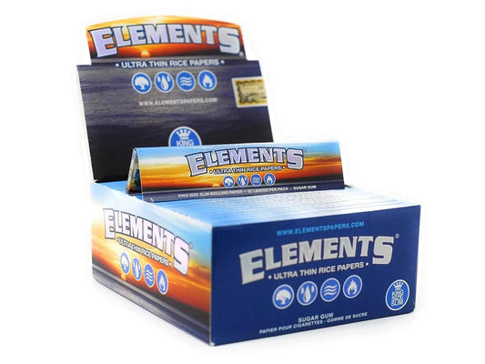 Elements King Size Slim Papers 50s