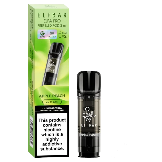 Elfa Pro 2 Pods x 10 Pk Apple Peach